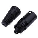1 Pair XLR 3 Pin Female Jack/Male Plug Audio Microphone MIC Audio Connector
