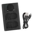 Dual Channel LCD Display Battery Charger Suitable for Nikon D7200 D7000 D750