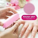 12Pcs Nail Files And Buffers Block Manicure Kits Rectangular Art Care