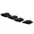 127Pcs Glue Weatherproof Heat Shrink Sleeving Tubing Tube Assortment Kit Black3C
