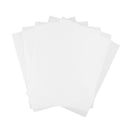 5pcs ABS Styrene Plastic Flat Sheet Plate Craft 0.5mm x 200mm x 250mm, White