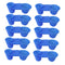10pcs Blue Bird Drinker Feeder Cups Parrot Water Bottle Feeder for Cage