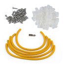 50pcs 1/8 Rope Light R-Style Mounting Clips with Screws+Number Tube Marker