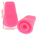6pcs Knitting Needles Point Protectors Needle Tip Stopper Cover Accessorie@