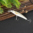 Electric Vibration Fishing Lure Blue LED Rechargeable Attractant False Bait