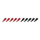 10pcs Radioshack Stackable 4mm Banana male Plug Jack Red + Black