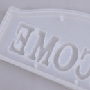 1Pc DIY Crystal Epoxy Mold Uppercase English Welcome Light Box Set-up DecorSEAU