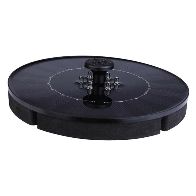 10V 2.4W Mini Floating Solars Fountain Pump Free Standing for Pond Pool