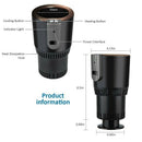 2-In-1 Smart Car Cup Warmer and Cooler 12V3A Electric Coffee Warmer Beverag
