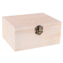 Wood Box Jewelry Case Wedding Gift Makeup Cosmetic Earrings Rings Rangement