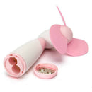 Portable Handheld Mini Cooling Cool Fan Super Mute Battery Operated Pink H9U8