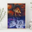 Painting By Numbers Kit DIY Animal Hand Painted Canvas Oil Art Picture Gift A