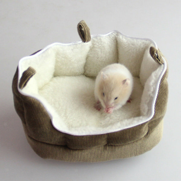Small Pet Nest Hamster Bed Hammock Hedgehog Rabbit House Mouse Cage Coffee