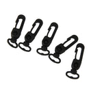 5x MagiDeal Rotatable Plastic Carabiners  Buckle Snap Clip Hook Keychain
