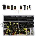 26Sets 1-4 Pin Electrical Wire Connector Plug Set Waterproof Automotive Plu