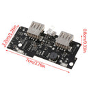 5V 2A Power Bank Charger Module Step Up Boost Dual USB LED PCB Circuit Board ME