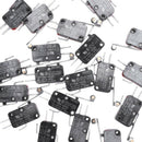 20 Pcs Mini Micro Limit Switch Long Roller Lever Arm SPDT Snap Action