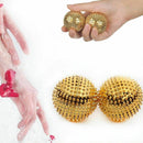 2 Acupuncture Ball Pain hand Palm Relief Massage Stimulation Needle Magneti Z9X2