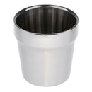 2x Wine Cup Stainless Beer Mug Drinking Coffee Cup for Cold Hot Drinks 175ml