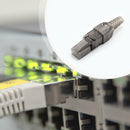 Reusable Type Shielded RJ45 Crystal Head Ethernet Cable Adapter Connector
