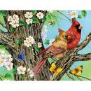 DIY Full Drill Round Diamond Painting Home Decor Mosaic (B3353 Tree Birds)