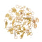 50pcs Hair  Braid Rings Shell Feather Cross Hair Loops Clips Accessories
