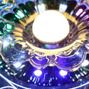 3W LED Crystal Lotus Ceiling Light Pendant Flush Lamp Main Warm Light Auxil
