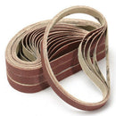 50Pcs Aluminum Oxide Sanding Belts Set 80Grit Sanding Belts Set For Sander