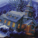 Christmas Snow House 5D Diamond Painting DIY Cross Stitch Kit 16 x 12 Inch