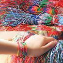 10x Woven Bracelets Bulk Lots Colorful Braid Cords Strands Women Men Set New