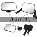 3in1 Car Children Baby Back Seat Mirror Rear View Adjustable Safety Sucker