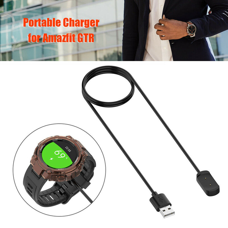3.28ft USB Charger Cable for Amazfit T-Rex GTR 42mm 47mm GTS Smartwatch A