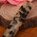2pack Elegant Women Lady Acrylic Leopard Spring Large Hair Pin Clip Barrette