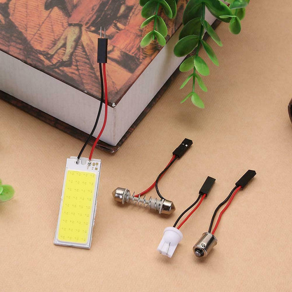 12V 36SMD White LED COB Car Interior Panel Dome Light Festoon Lamp Bulb A#S