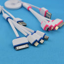 New universal 4 in 1 USB cable multi charger line for mobile phone   Z