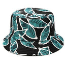 Tropical Leaf Wind Fisherman Hat Unisex Outdoor Sun Protection Sun Visor Do