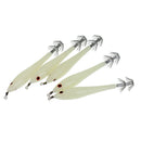 10x Noctilucent Squid Lure Hook Cuttlefish Saltwater Fishing Lure Hard Baits