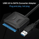 USB3.0 To SATA III Adapter Cable w/ UASP USB Converter For 2.5/3.5inch HDD SSD