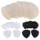 3 Pairs Womens Bikinis Removable Bra Pads Inserts Triangle Sponge Beachwear