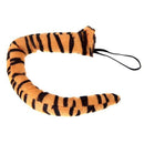 Halloween Leopard Print Plush Fluffy Cat Ear Headband Bow Tie Tail Animal C P7K5