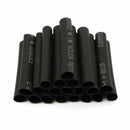127Pcs Black Glue Weatherproof Heat Shrink Sleeving Tubing Tube Assortment