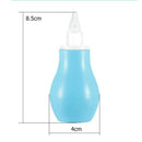 Manual Silicone Nasal Aspirator Infant Nasal Suction Nose Cleaner (Blue) A