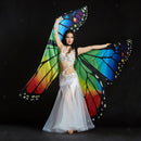 Multicolor Butterfly Isis Wing Belly Dance   Egyptian Fancy Dancing Wear