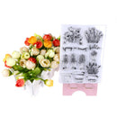 Transparent Clear Silicone Stamps Flowers pots for DIY Scrapbooking Card Making/
