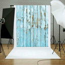 3x5ft Blue Wood Vinyl Studio Photography Background Backdrop Photo Props
