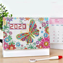DIY Butterfly Special Shaped Diamond Painting 2020 New Year Table Calendar