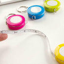 2x Retractable Ruler Tape Measure Sewing Cloth Tailor 150cm 60inch keychain