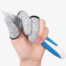 8x Safety HPPE Finger Cots Cut Resistant Sleeves Protector Gardening Gifts