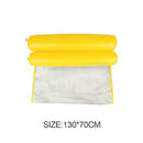 Water Hammock Foldable Inflatable Air Mattress Swimming Pool Beach (Yellow)