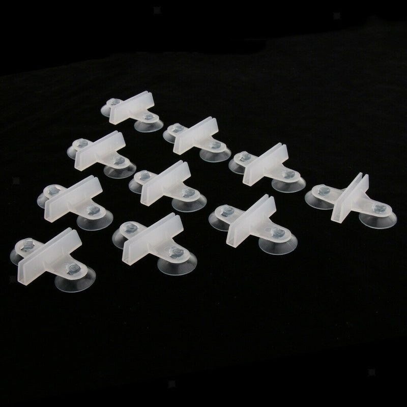 10x Aquarium Aquatic Suckers Divider Holders for   Tank Breeding Separator